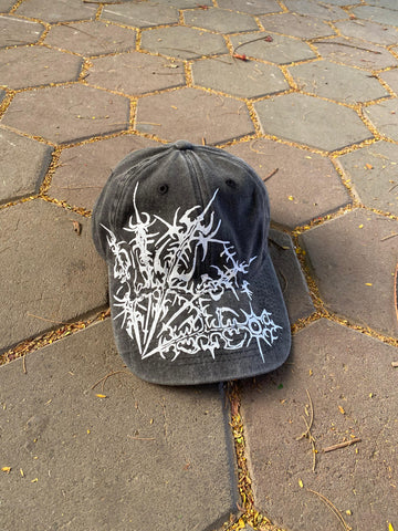OUTS THORN SCRIPT WASHED CAP