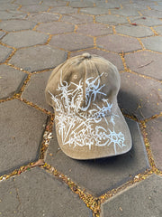 OUTS THORN SCRIPT WASHED CAP