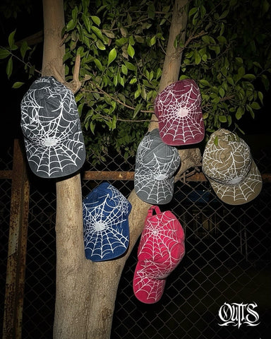 OUTS SPIDER WEB WASHED CAP